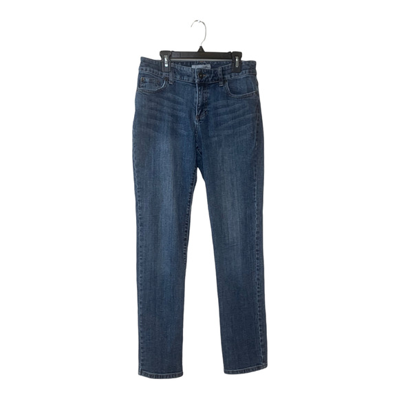 Chico's Platinum straight leg low rise stretchy jeans size 0 - Picture 5 of 5